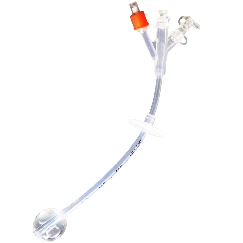 Mediprox silicone gastrostomy feeding tube with balloon retention for enteral nutrition