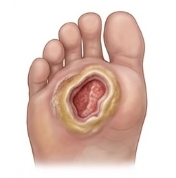Diabetic Foot Ulcer wound care icon